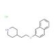4-[2-(2-Naphthyloxy)ethyl]piperidine hydrochloride - chemical structure image