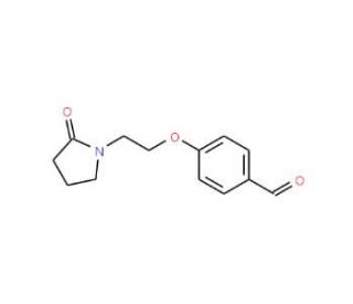 4-[2-(2-Oxo-pyrrolidin-1-yl)-ethoxy]-benzaldehyde - chemical structure image