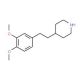 4-[2-(3,4-Dimethoxy-phenyl)-ethyl]-piperidine - chemical structure image