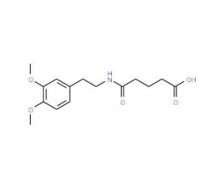 4-[2-(3,4-Dimethoxy-phenyl)-ethylcarbamoyl]-butyric acid - chemical structure image
