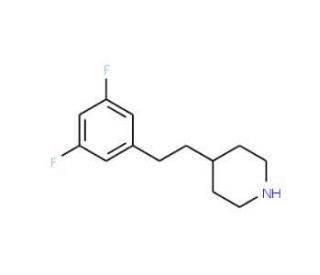 4-[2-(3,5-Difluorophenyl)ethyl]piperidine - chemical structure image