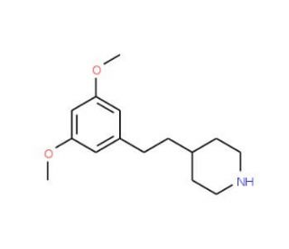 4-[2-(3,5-dimethoxyphenyl)ethyl]piperidine - chemical structure image