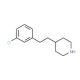 4-[2-(3-Chlorophenyl)ethyl]piperidine - chemical structure image
