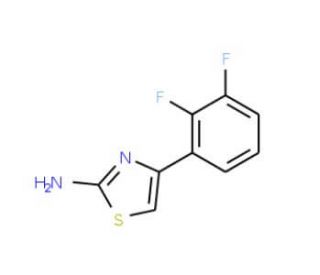 4-(2,3-Difluoro-phenyl)-thiazol-2-ylamine - chemical structure image