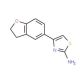 4-(2,3-dihydro-1-benzofuran-5-yl)-1,3-thiazol-2-amine - chemical structure image