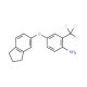4-(2,3-Dihydro-1H-inden-5-yloxy)-2-(trifluoromethyl)phenylamine - chemical structure image