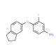 4-(2,3-Dihydro-1H-inden-5-yloxy)-3-fluorophenylamine - chemical structure image