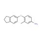 4-(2,3-Dihydro-1H-inden-5-yloxy)-3-methylphenylamine - chemical structure image