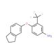 4-(2,3-Dihydro-1H-inden-5-yloxy)-3-(trifluoromethyl)phenylamine - chemical structure image