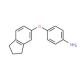 4-(2,3-Dihydro-1H-inden-5-yloxy)phenylamine - chemical structure image