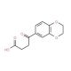 4-(2,3-Dihydro-benzo[1,4]dioxin-6-yl)-4-oxo-butyric acid (CAS 54557-81-2) - chemical structure image