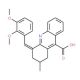 4-(2,3-Dimethoxy-benzylidene)-2-methyl-1,2,3,4-tetrahydro-acridine-9-carboxylic acid - chemical structure image