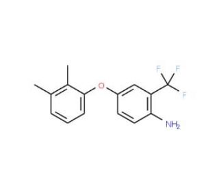 4-(2,3-Dimethylphenoxy)-2-(trifluoromethyl)aniline - chemical structure image