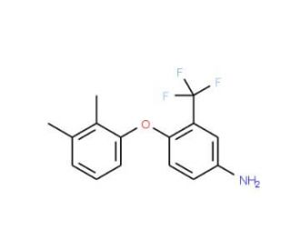 4-(2,3-Dimethylphenoxy)-3-(trifluoromethyl)aniline - chemical structure image