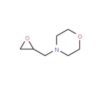 4-(2,3-Epoxypropyl)morpholine (CAS 6270-19-5) - chemical structure image