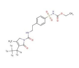 [4-[2-[[(3-Ethyl-d5-2,5-dihydro-4-methyl-2-oxo-1H-pyrrol-1-yl)carbonyl]amino]ethyl]phenyl]sulfonyl]carbamic Acid Ethyl Ester