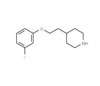 4-[2-(3-Fluorophenoxy)ethyl]piperidine - chemical structure image