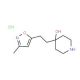 4-[2-(3-Methyl-isoxazol-5-yl)-ethyl]-piperidin-4-ol hydrochloride - chemical structure image