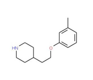 4-[2-(3-Methylphenoxy)ethyl]piperidine - chemical structure image