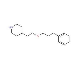 4-[2-(3-Phenylpropoxy)ethyl]piperidine - chemical structure image