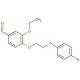 4-[2-(4-Bromo-phenoxy)-ethoxy]-3-ethoxy-benzaldehyde - chemical structure image