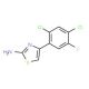 4-(2,4-Dichloro-5-fluoro-phenyl)-thiazol-2-ylamine - chemical structure image