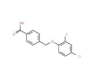 4-(2,4-Dichloro-phenoxymethyl)-benzoic acid - chemical structure image