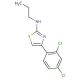 [4-(2,4-Dichloro-phenyl)-thiazol-2-yl]-propyl-amine - chemical structure image