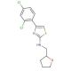 [4-(2,4-Dichloro-phenyl)-thiazol-2-yl]-(tetrahydro-furan-2-ylmethyl)-amine - chemical structure image