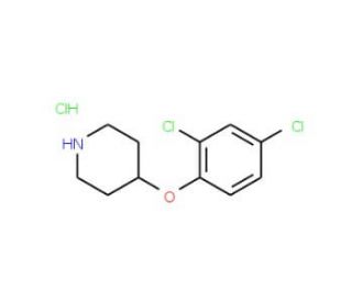 4-(2,4-Dichlorophenoxy)piperidine hydrochloride - chemical structure image
