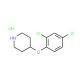 4-(2,4-Dichlorophenoxy)piperidine hydrochloride - chemical structure image