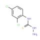4-(2,4-Dichlorophenyl)-3-thiosemicarbazide (CAS 13124-11-3) - chemical structure image