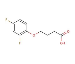 4-(2,4-Difluoro-phenoxy)-butyric acid - chemical structure image