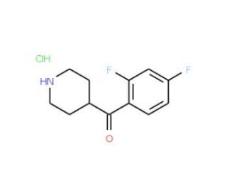 4-(2,4-Difluorobenzoyl)piperidine HCl (CAS 106266-04-0) - chemical structure image