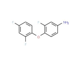 4-(2,4-Difluorophenoxy)-3-fluoroaniline - chemical structure image
