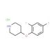 4-(2,4-Difluorophenoxy)piperidine hydrochloride - chemical structure image