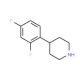 4-(2,4-Difluorophenyl)piperidine (CAS 291289-50-4) - chemical structure image