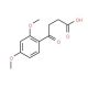 4-(2,4-Dimethoxy-phenyl)-4-oxo-butyric acid (CAS 14617-06-2) - chemical structure image