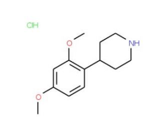 4-(2,4-Dimethoxyphenyl)piperidine hydrochloride - chemical structure image