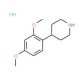 4-(2,4-Dimethoxyphenyl)piperidine hydrochloride - chemical structure image