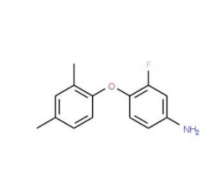 4-(2,4-Dimethylphenoxy)-3-fluoroaniline - chemical structure image