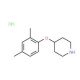 4-(2,4-Dimethylphenoxy)piperidine hydrochloride - chemical structure image