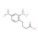 4-(2,4-Dinitrophenyl)butanoic acid (CAS 52120-49-7) - chemical structure image