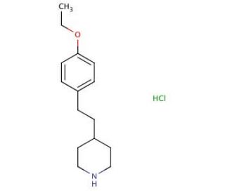 4-[2-(4-ethoxyphenyl)ethyl]piperidine hydrochloride - chemical structure image