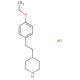 4-[2-(4-ethoxyphenyl)ethyl]piperidine hydrochloride - chemical structure image