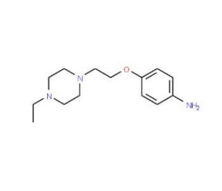 4-[2-(4-Ethyl-piperazin-1-yl)-ethoxy]-phenylamine - chemical structure image