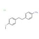 {4-[2-(4-Methoxyphenyl)ethyl]phenyl}amine hydrochloride - chemical structure image