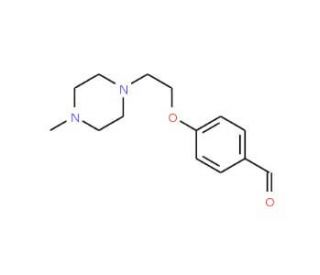 4-[2-(4-Methyl-piperazin-1-yl)-ethoxy]-benzaldehyde - chemical structure image