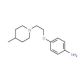 4-[2-(4-Methyl-piperidin-1-yl)-ethoxy]-phenylamine (CAS 902454-26-6) - chemical structure image