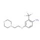 4-[2-(4-Morpholinyl)ethoxy]-2-(trifluoromethyl)-phenylamine - chemical structure image